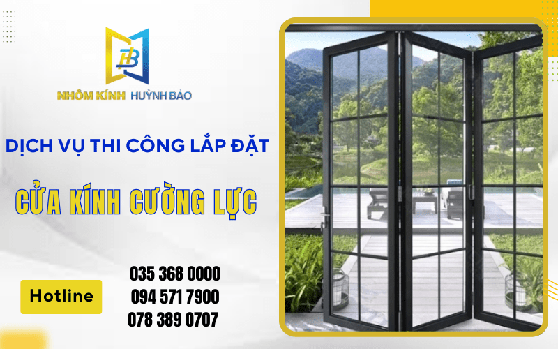 Cửa kính cường lực 