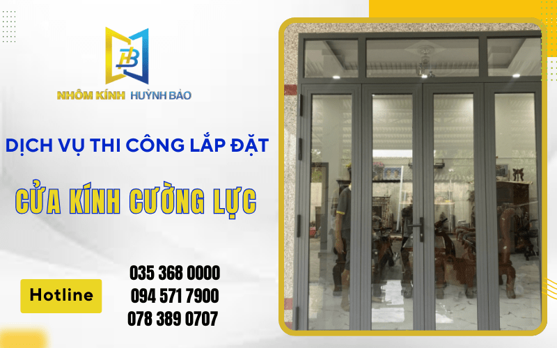 Cửa kính cường lực 